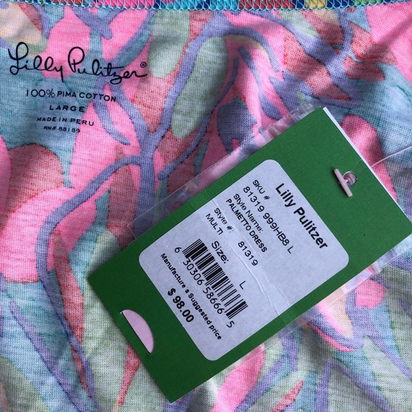SOLD ON❌post Lilly Pulitzer palmetto dress - Picture 6 of 6